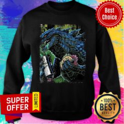 Godzilla Eat Truck And Tacus Toxic Sweatshirt