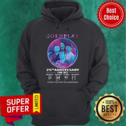 Goldplay 25th Anniversary 1996-2021 Thank You For The Memories Hoodie