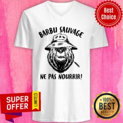Gorillas Barbu Sauvage Ne Pas Nourrir V-neck
