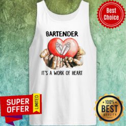 Heart Bartender It's A Work Of Heart Tank Top