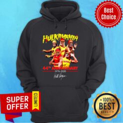 Hulkamania 44th Anniversary 1976 2020 Signature Hoodie