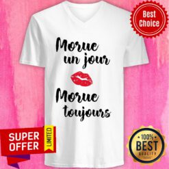 Morue Un Jour Kiss Morue Toujours V-neck