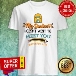 My Student I Can't Wait To Meet You Principal Life Pencil Shirt