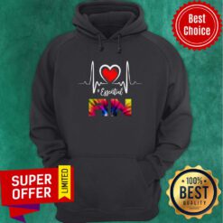 Nurse Essential RN Heart Beat Hoodie