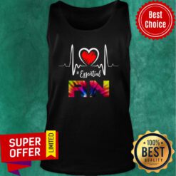 Nurse Essential RN Heart Beat Tank Top