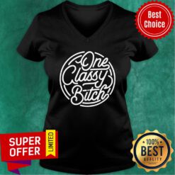 Official One Classy Bitch V-neck