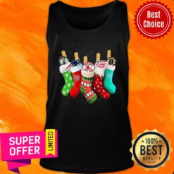 Patriot Boston New England Christmas Socks Tank Top