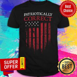 Patriotically Correct American Flag Shirt