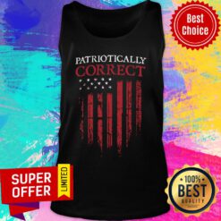 Patriotically Correct American Flag Tank Top
