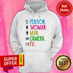 Person Woman Man Camera TV Hoodie