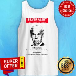 Politics Joe Biden Meme Silver Alert Joe Lunch Pail Biden Suffers Frequents Tank Top