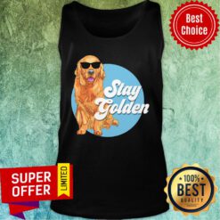 Premium Stay Golden Dog Tank Top