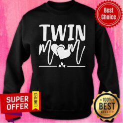 Premium Twin Love Mom Sweatshirt