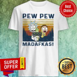 Rick And Morty Pew Pew Madafakas Vintage Halloween Shirt