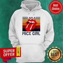 Rolling Stone I Am A Mick Girl Vintage Hoodie