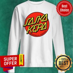 Saska Kepa Biała Koszulka Meska Sweatshirt