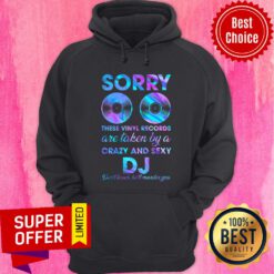 Sorry These Vinyl Records Are Taken By A Crazy And Sexy DJ Hoodie