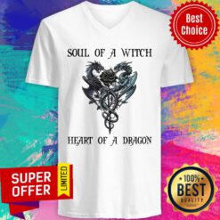Soul Of A Witch Heart Of A Dragon V-neck