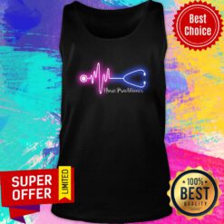 Stethoscope Heartbeat Nurse Practitioner Tank Top