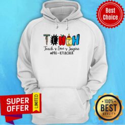 Teach Love Inspire Pre-K Teacher Apple Hoodie