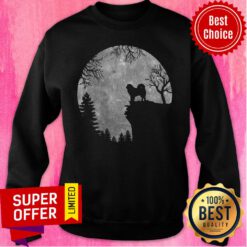 Tibetan Mastiff And Moon Halloween Sweatshirt