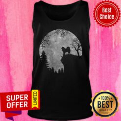 Tibetan Mastiff And Moon Halloween Tank Top