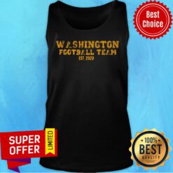 Washington Football Team Est 2020 Tank Top