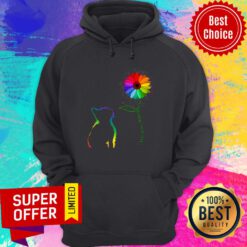 We Use Together Sunflower Cat LGBTQ Hoodie