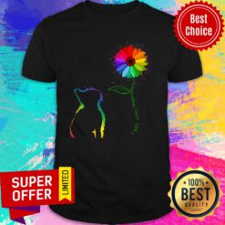 We Use Together Sunflower Cat LGBTQ Shirt