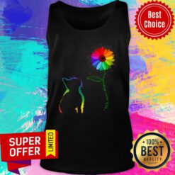 We Use Together Sunflower Cat LGBTQ Tank Top