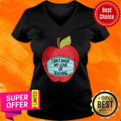 Apple Can’t Mask My Love Of Teaching V-neck