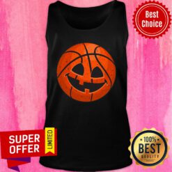 Basketball Pumpkin Vintage Halloween Tank Top