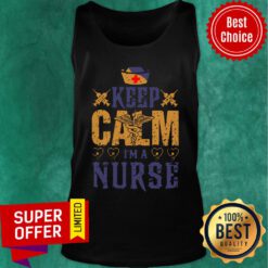 Caduceus Keep Calm I’m A Nurse Tank Top