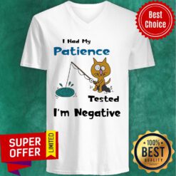 Cat I Had Me Pati Tested I’m Negative V-neck
