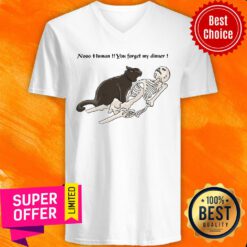 Cat Nooo Human You Forget My Dinner V-neck