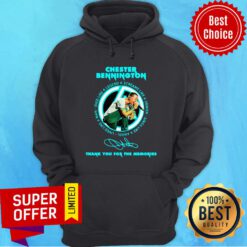 Chester Bennington Thank You For The Memories Signature Hoodie