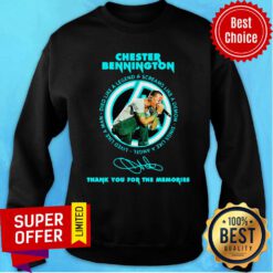 Chester Bennington Thank You For The Memories Signature Sweatshirt