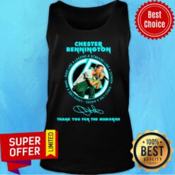 Chester Bennington Thank You For The Memories Signature Tank Top