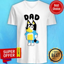 Dad Bluey TV Series V-neck