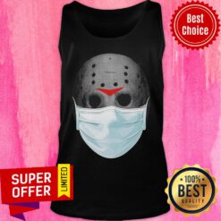 Face Mask Funny Horror Movie Tank Top