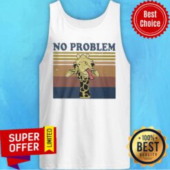 Giraffe No Problem Vintage Retro Vintage Tank Top