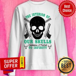 Gun The Interior Of Our Skulls Contains A Portal To Infinity Sweatshirt