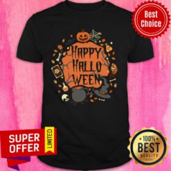 Happy Halloween Witch Pumpkin Shirt