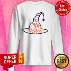 Hat Witch I'm His Witch Pumpkin Sweatshirt