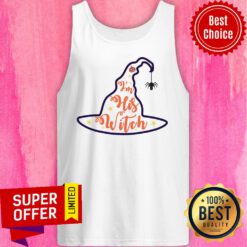 Hat Witch I'm His Witch Pumpkin Tank Top