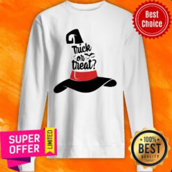 Hat Witch Trick Or Treat Sweatshirt