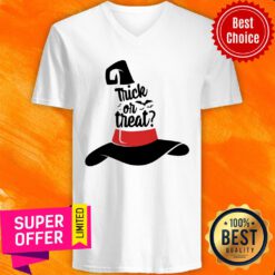 Hat Witch Trick Or Treat V-neck