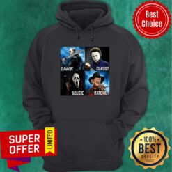 Horror Movies Characters Savage Classy Bougie Ratchet Hoodie