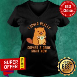I Could Really Gopher A Drink Right Now V-neck