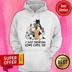 I Just Freaking Love Cats Ok Hoodie